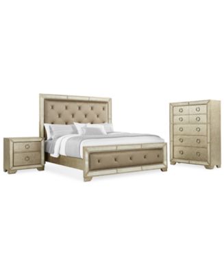 Furniture Ailey Queen 3 Pc. Bedroom Set Bed Nightstand Chest Macy s