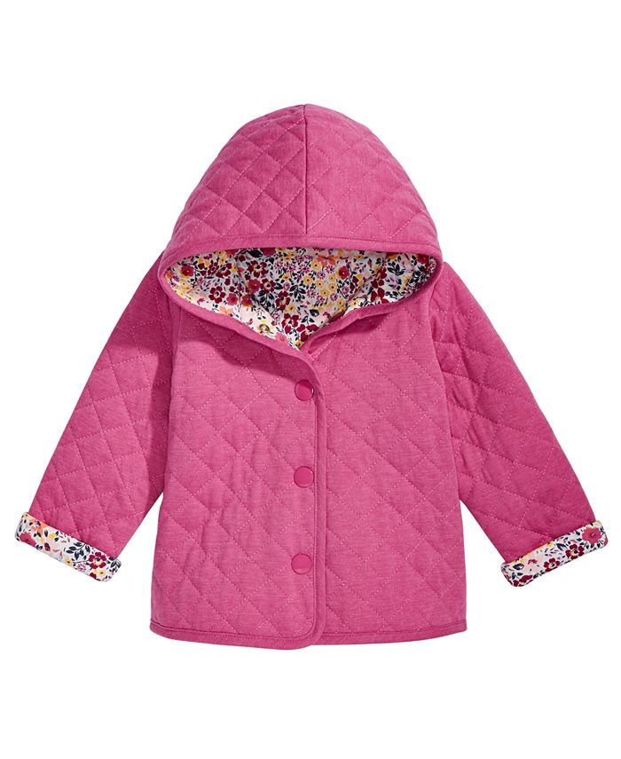 First Impressions Baby Girls Ditzy Floral Quilted Reversible Cotton ...
