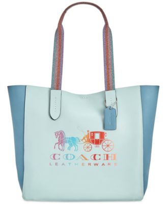 coach leatherware tote bag