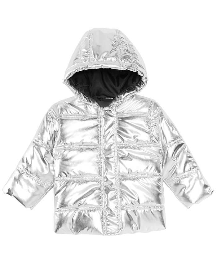 First Impressions Baby Boys & Girls Metallic Puffer Jacket, Created for ...
