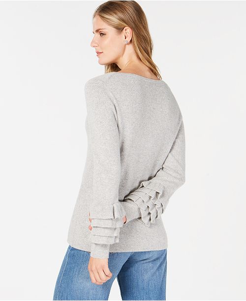 macy's brown sweater