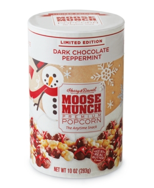 Harry & David Moose Munch Gourmet Popcorn Canister (Dark Chocolate Peppermint)