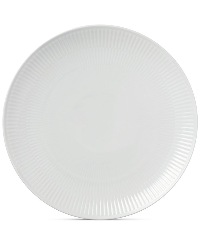Royal Copenhagen White Fluted Coupe Dinner Plate - Macy's