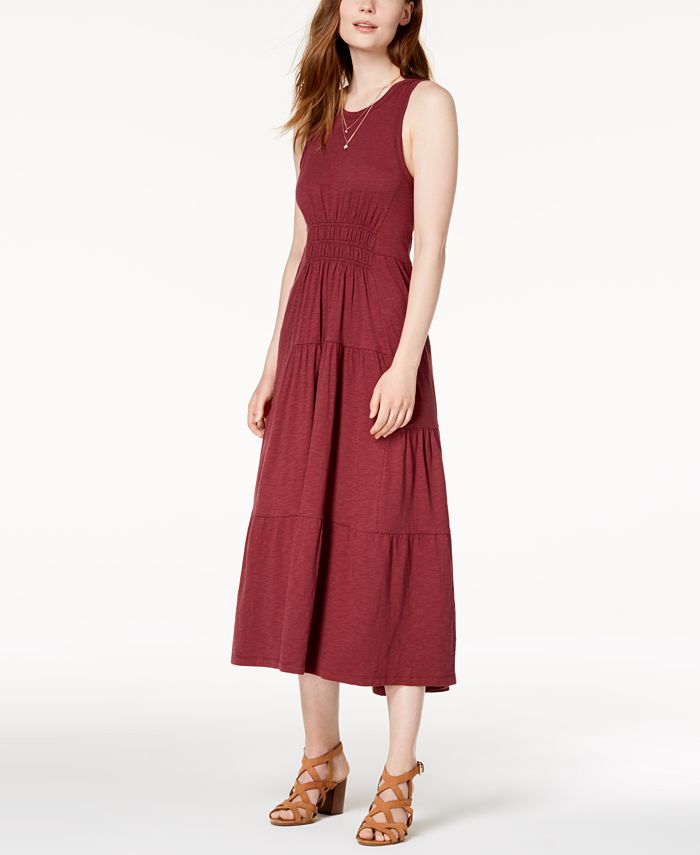 Lucky Brand Tiered Maxi Dress & Reviews - Dresses - Women - Macy's