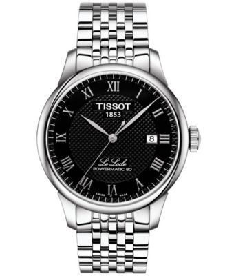 Tissot Men's Swiss T-Classic Le Locle Powermatic 80 Gray Stainless