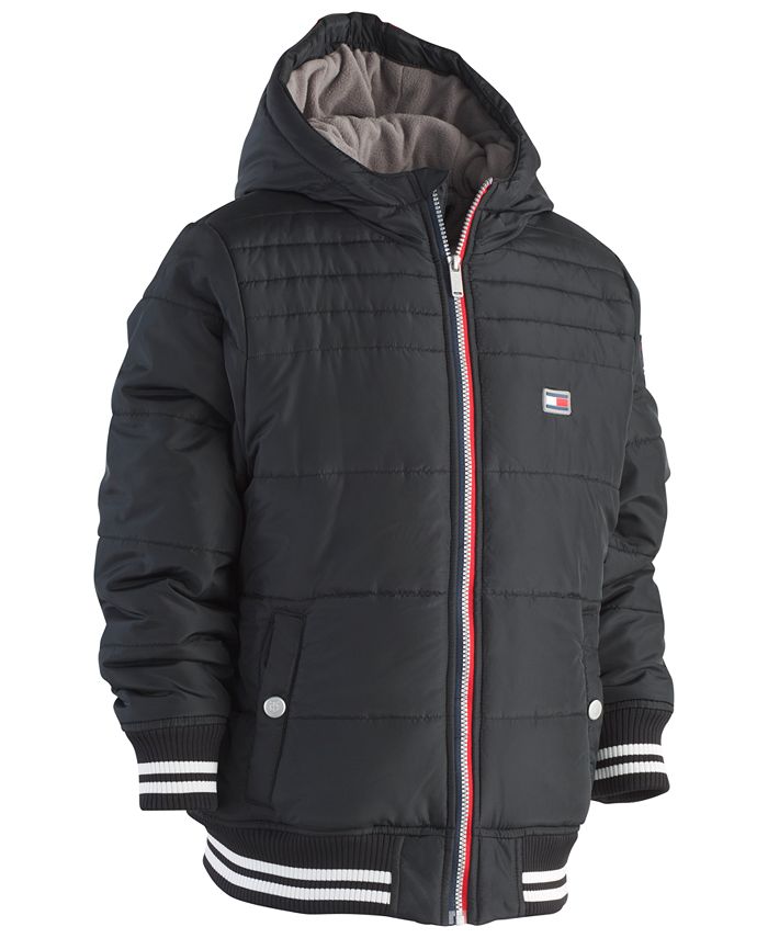 Tommy Hilfiger Little Boys Bailey Hooded Puffer Jacket Macy's