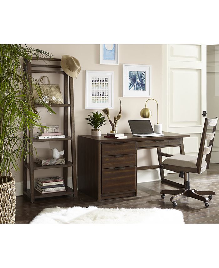 Furniture Ridgeway Home Office Furniture, 3Pc. Set (Single Pedestal