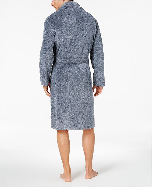 Club Room Men's Plush Robe, Created for Macy's & Reviews Pajamas