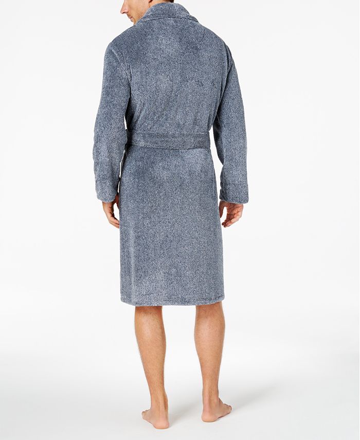Club Room Men's Plush Robe, Created for Macy's - Macy's