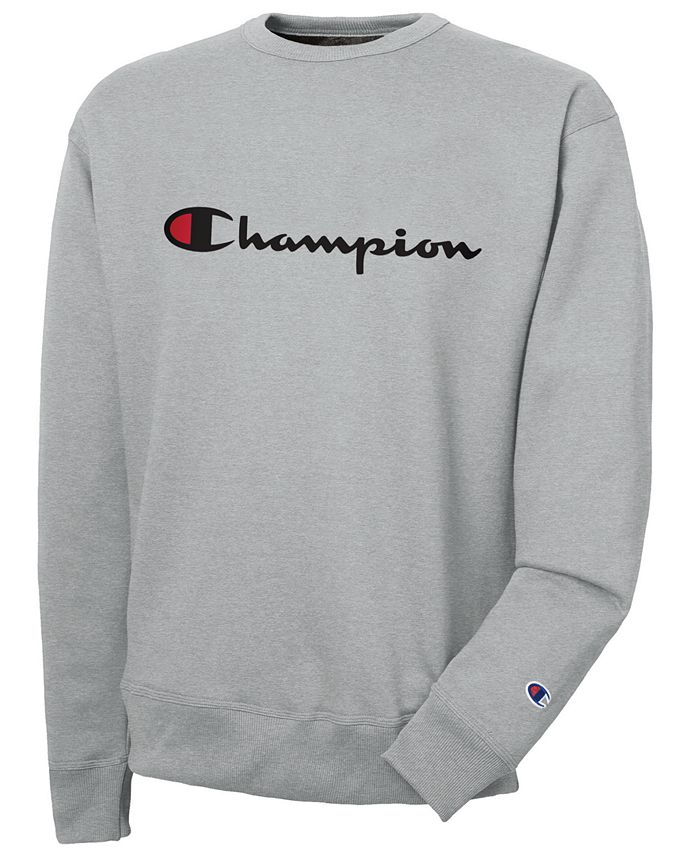 Champion Men's Powerblend Fleece Logo Sweatshirt & Reviews - Activewear ...