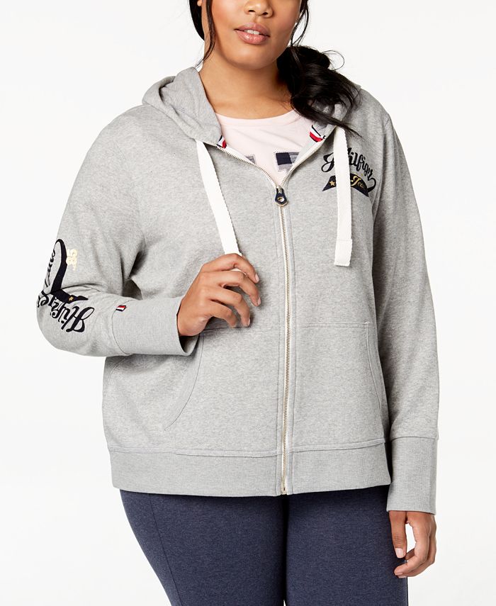 Tommy hilfiger plus size hoodie clearance