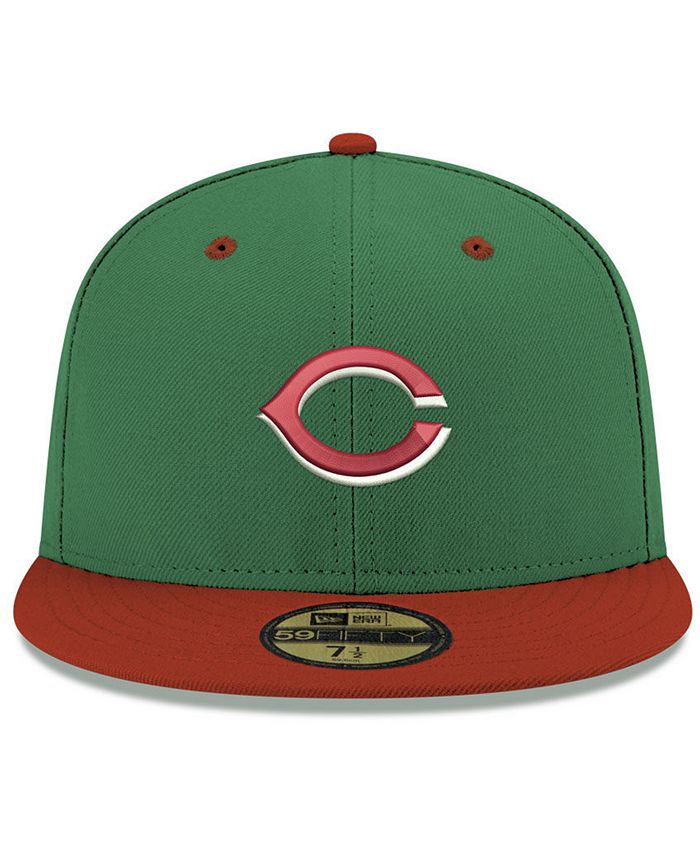 New Era Cincinnati Reds Green Red 59FIFTY FITTED Cap Macy's