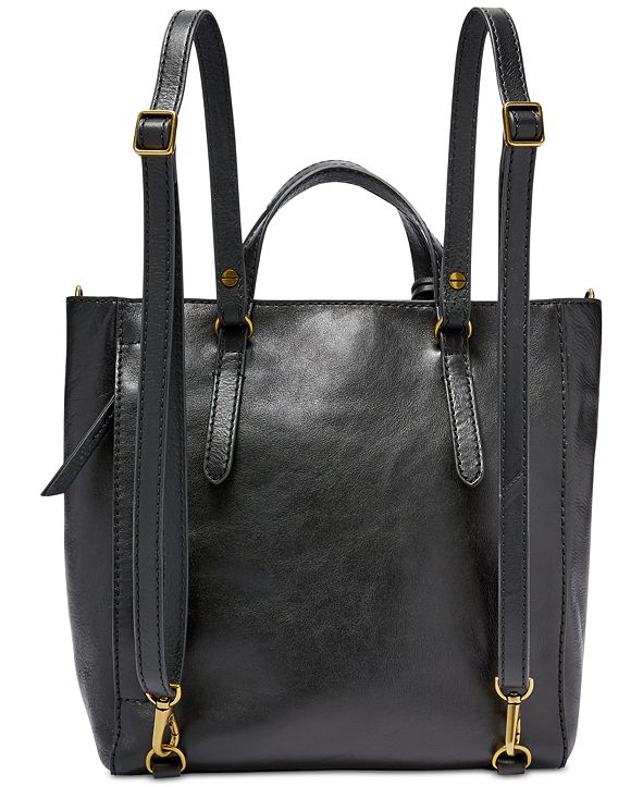 Fossil Camilla Convertible Leather Backpack & Reviews - Handbags ...