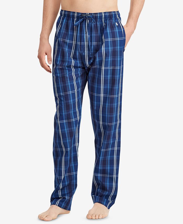 Polo Ralph Lauren Men's Plaid Cotton Pajama Pants - Macy's