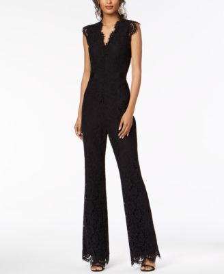 Rachel Zoe - Irys Lace Flare-Leg Jumpsuit