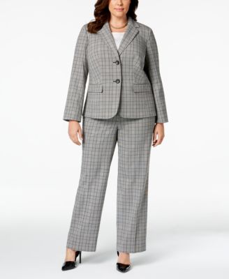 nine west plaid blazer