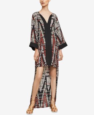 BCBGMAXAZRIA - Printed High-Low Dress