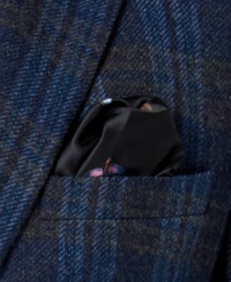 Tallia Men's Slim-Fit Blue Plaid Sport Coat