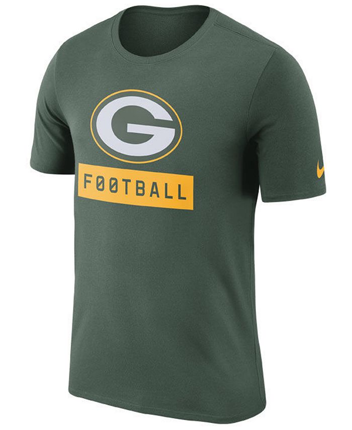 Nike Men's Green Bay Packers Legend Football Equipment T-Shirt - Macy's
