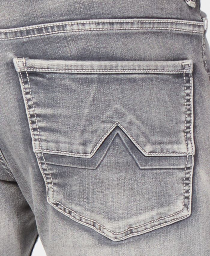 INC International Concepts I.N.C. Men's Skinny-Fit Stretch Gray Jeans ...