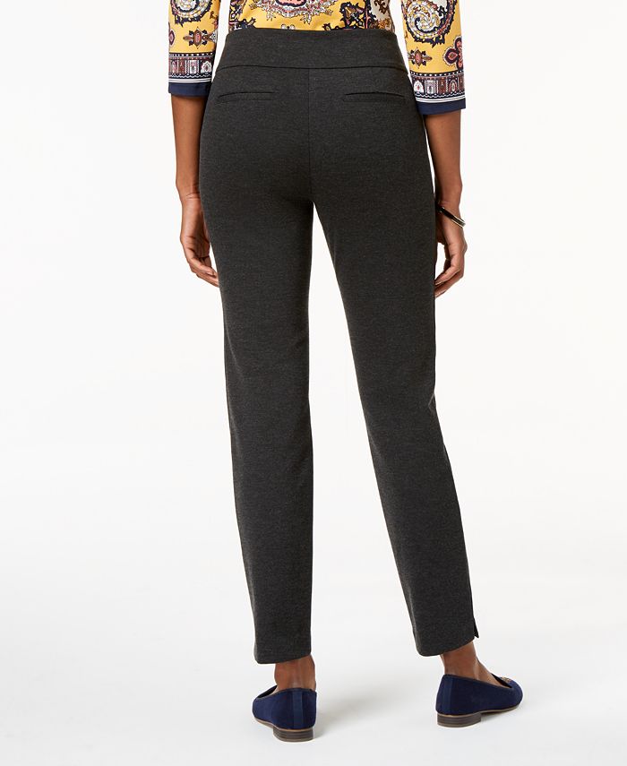 Charter Club Cambridge Pull-On Ponte Pants, Created for Macy's - Macy's