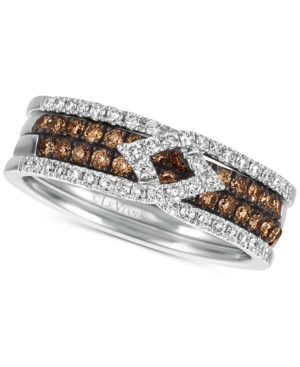 image of Le Vian Chocolatier Diamond Band (5/8 ct. t.w.) in 14k White Gold