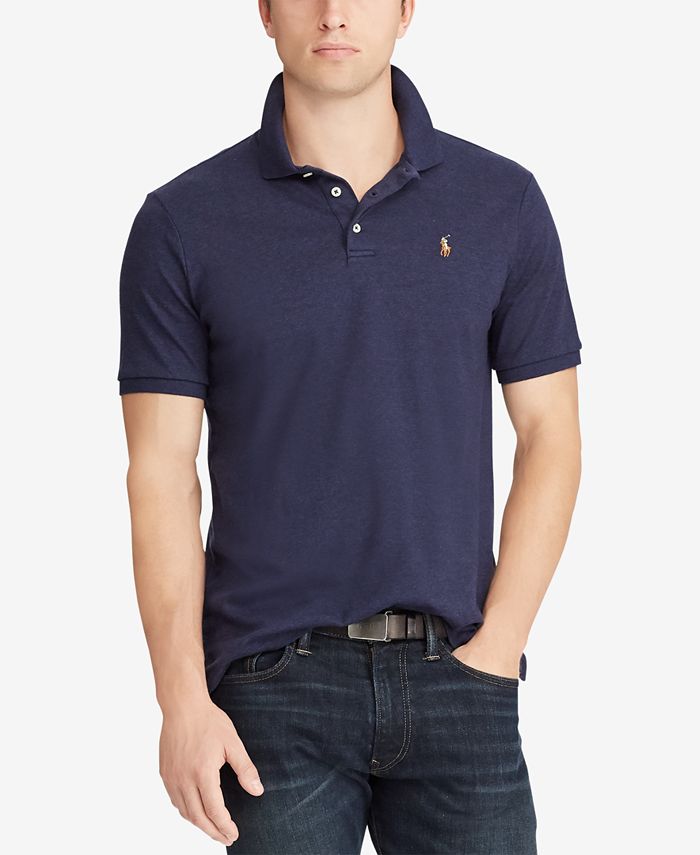 Polo Ralph Lauren Custom Slim Fit Mesh Polo Shirt - Kurzärmelig