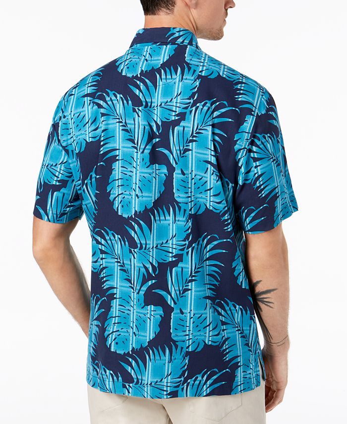Tommy Bahama Men's Palm Del Plaid Silk Shirt & Reviews - Casual Button ...