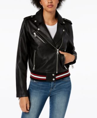 macys levis leather jacket