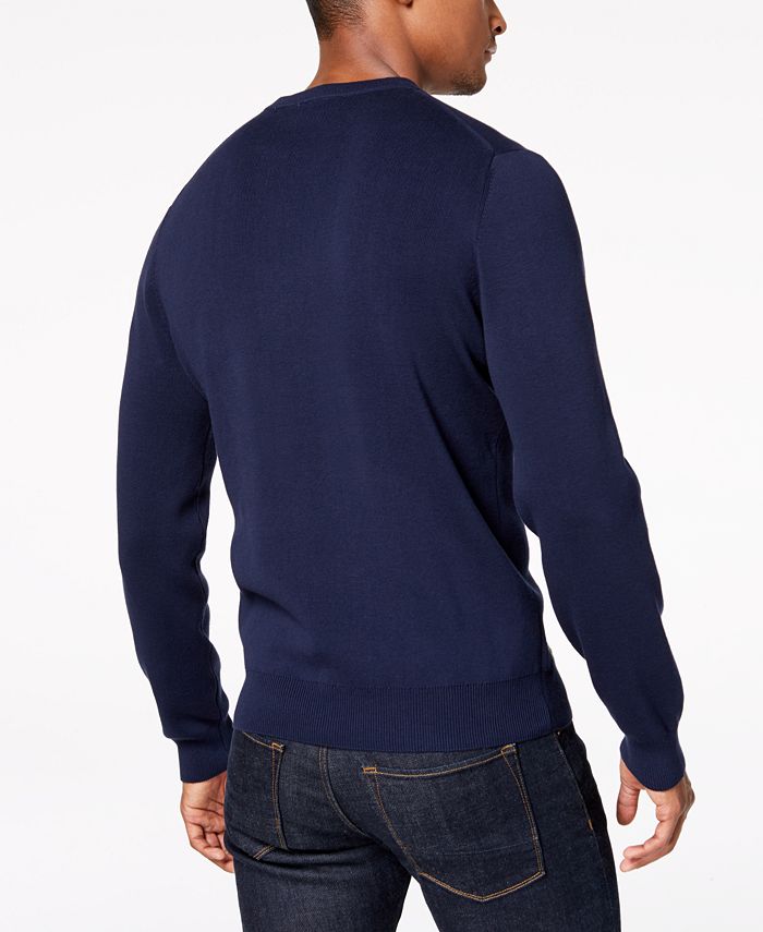 Lacoste Men's Logo-Print Sweater - Macy's