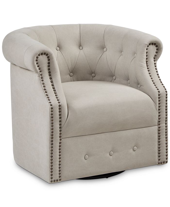Furniture - Owen Swivel Chair, Quick Ship