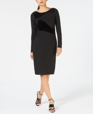 Macy's Black Long Sleeve Dress Online ...