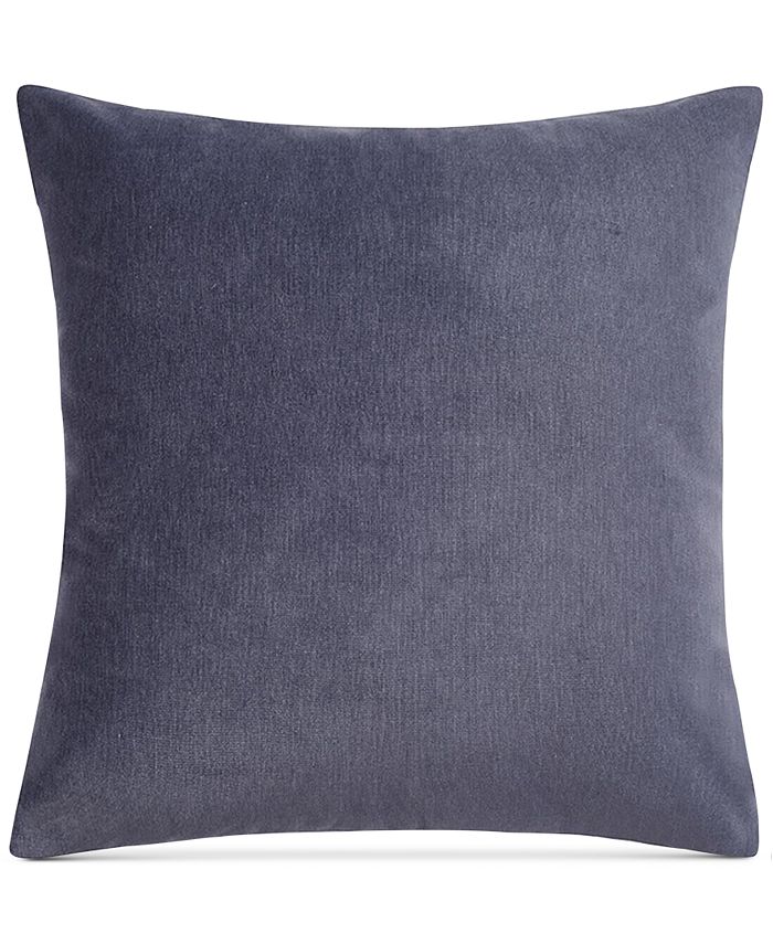 Keeco Heathered Velvet 18" Square Decorative Pillow Macy's