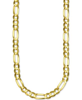 14k figaro chain