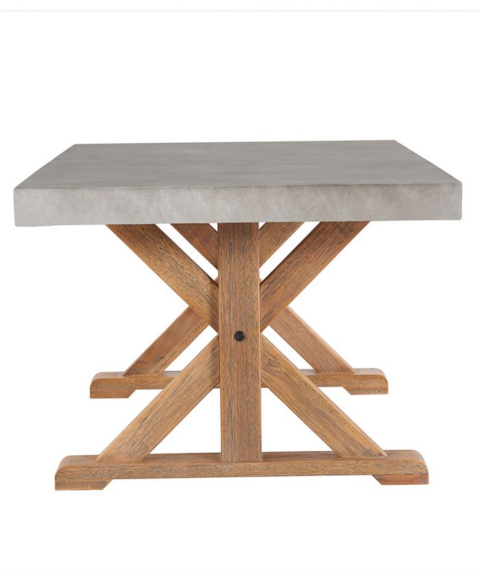 Dwell Home Inc. Maui Rectangular Concrete Coffee Table Macy's