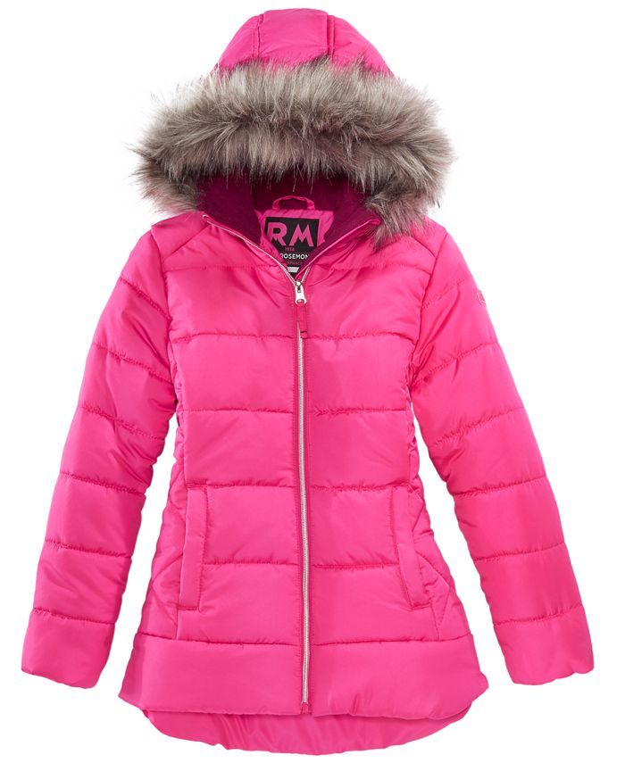 Macy's big girl coats store