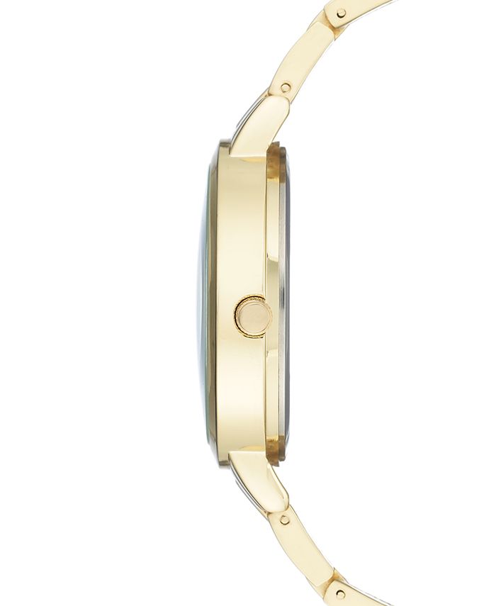 INC International Concepts I.N.C. Women's Gold-Tone Bracelet Watch 36mm ...