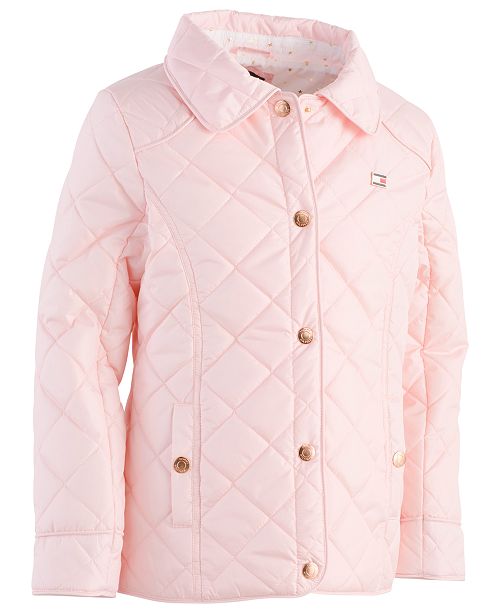 Tommy Hilfiger Big Girls Quilted Barn Jacket Reviews Coats