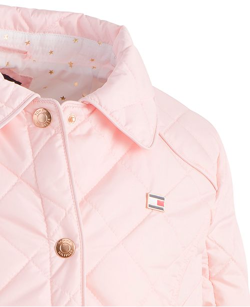 Tommy Hilfiger Toddler Girls Quilted Barn Jacket & Reviews Coats