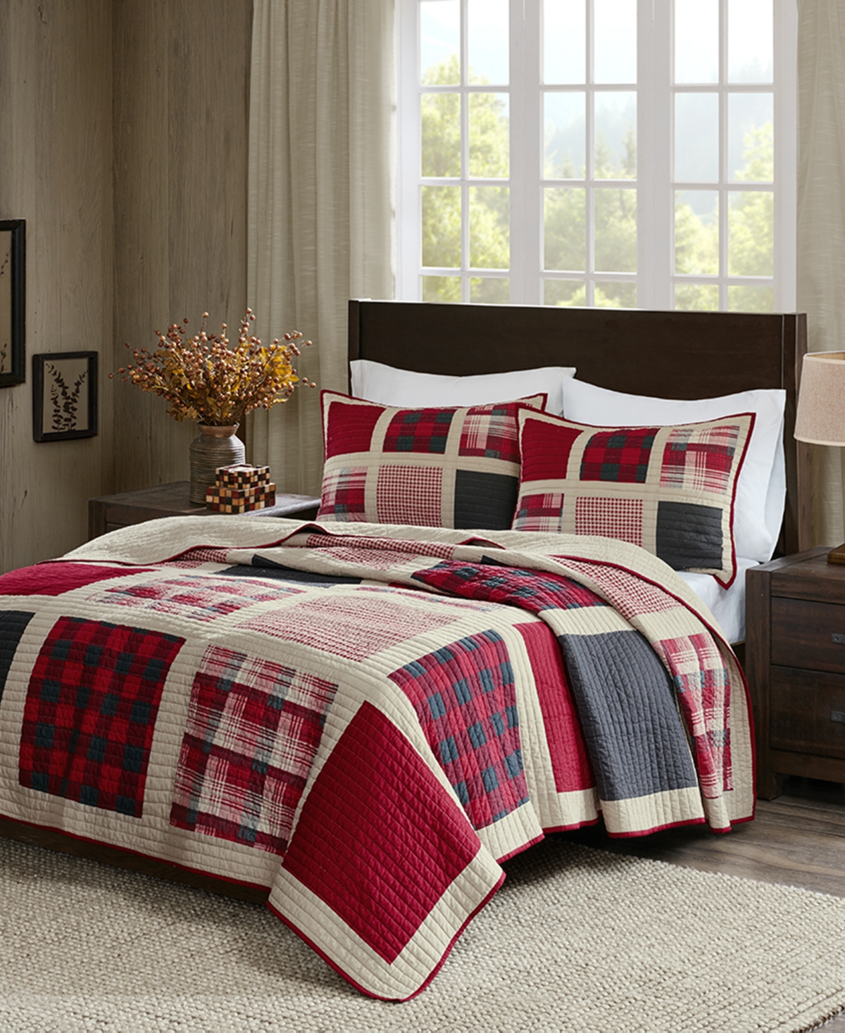 Woolrich Huntington Reversible 3-Pc. Quilt Set, Full/Queen
