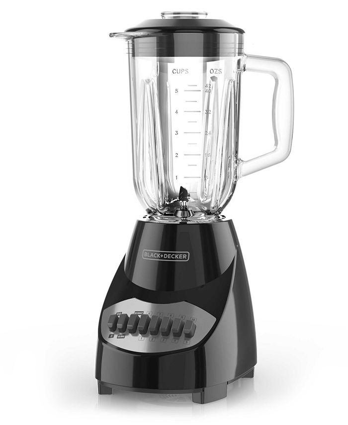 BL2010BG 10-Speed Glass Jar Blender, Black