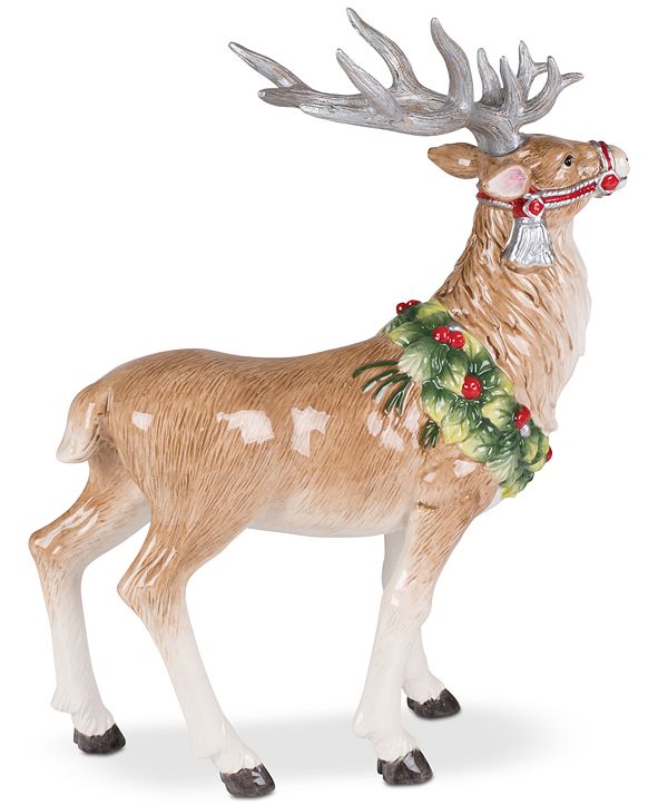 fitz and floyd deer figurine