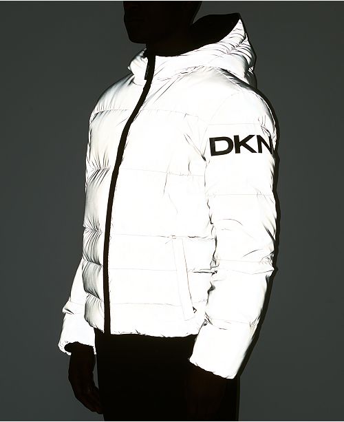 DKNY Men's Hooded Puffer Jacket, Created for Macy's Coats & Jackets