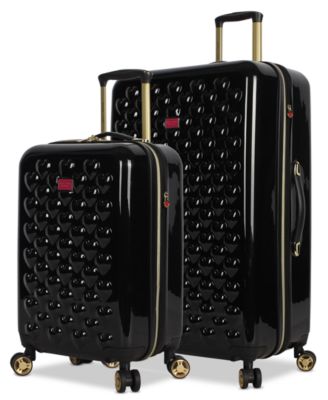 betsey johnson suitcase set