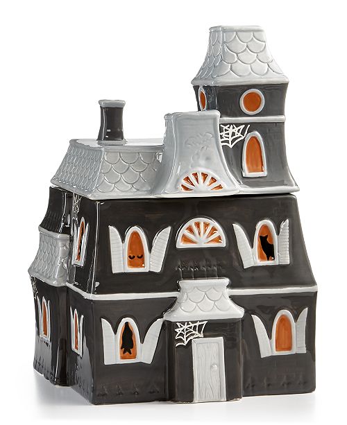 Martha Stewart Collection Haunted House Cookie Jar, Created for Macy's