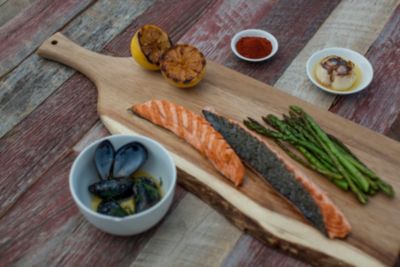 Toscana&reg; by Artisan 24" Acacia Wood Serving Plank