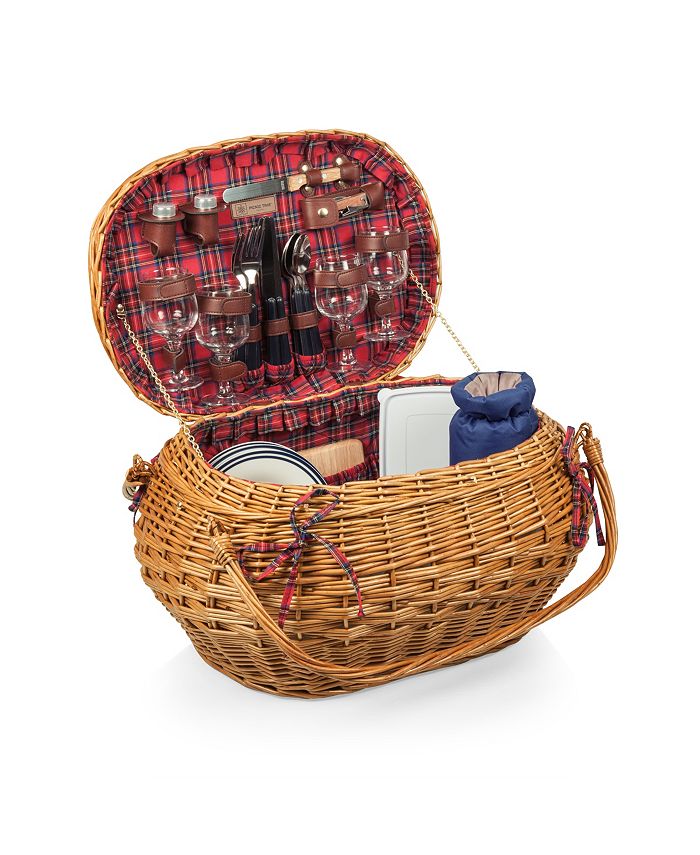 Picnic Time Red Highlander Picnic Basket Macy's