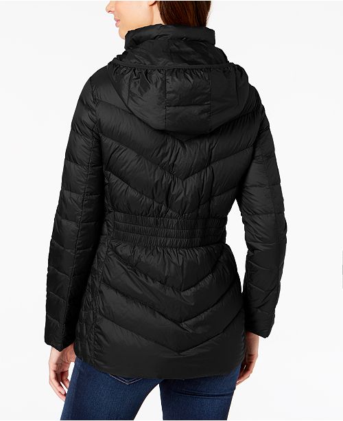 Michael Kors Petite Hooded Quilted Packable Puffer Coat - Coats ...