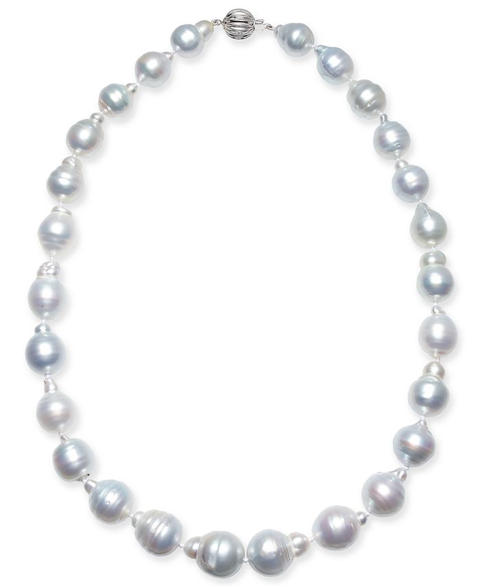Macy's - Baroque Cultured South Sea Pearl (11-14mm) 17" - 18" Collar Necklace