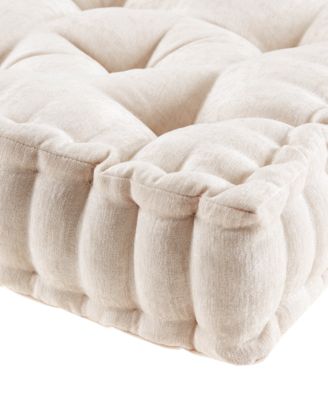 Azza Chenille Decorative Floor Pillow, 20" x 20"